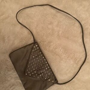 Studded Gray Women's Bag